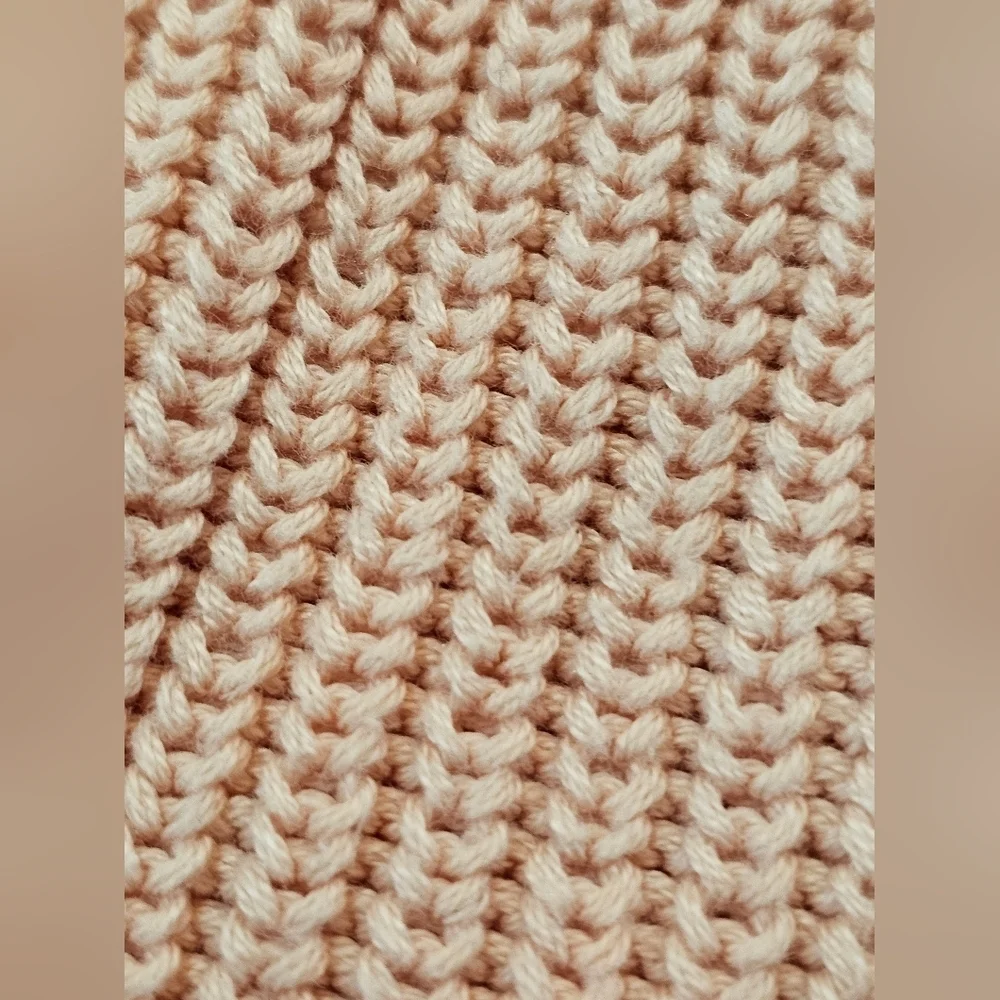 a.n.a Blush Pink Textured Knit Sweater - Size Small - Picture 2 of 9